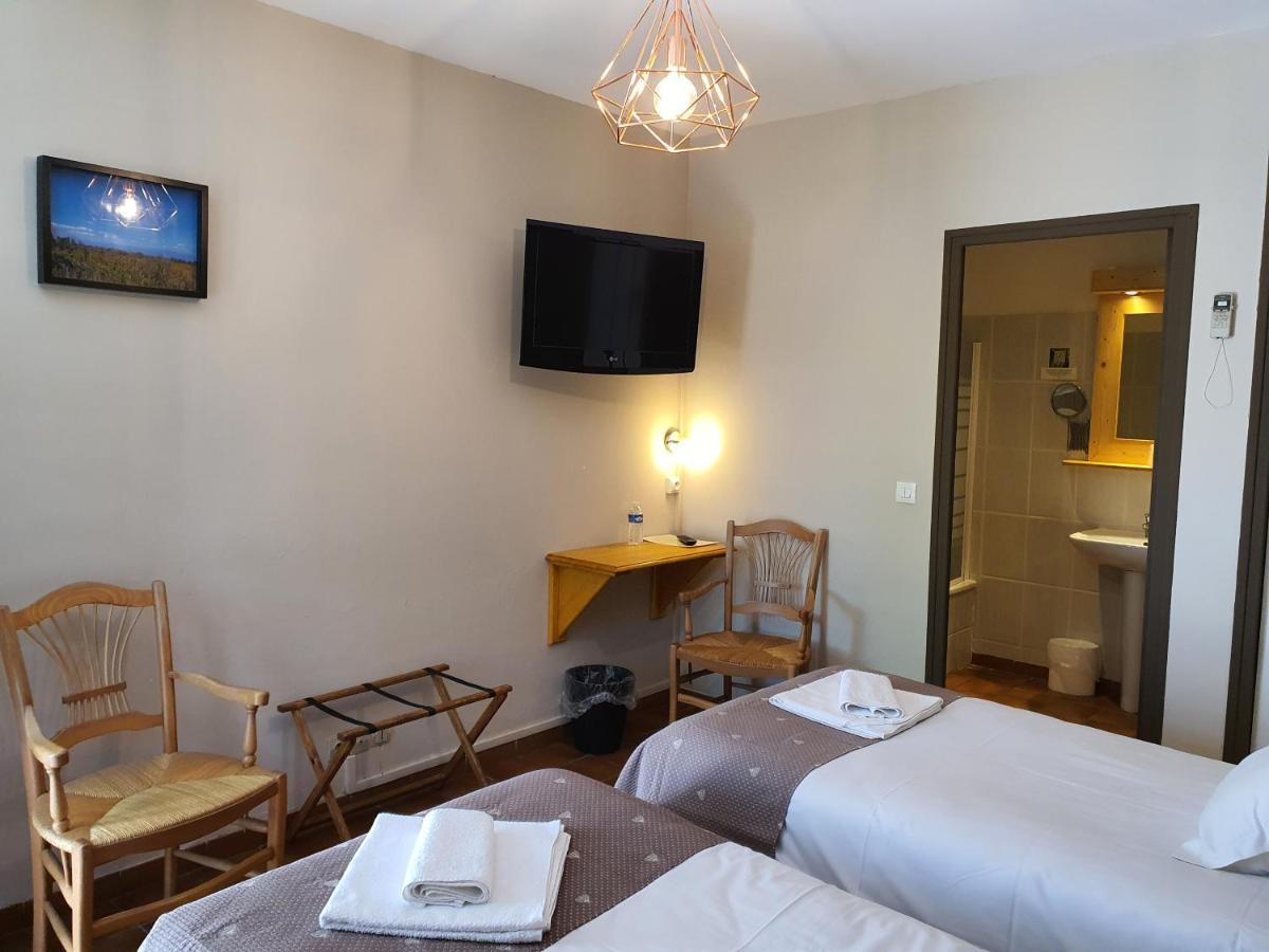 Logis Hotel Restaurant L'Escarbille Saint-Martin-dʼArdèche Zewnętrze zdjęcie