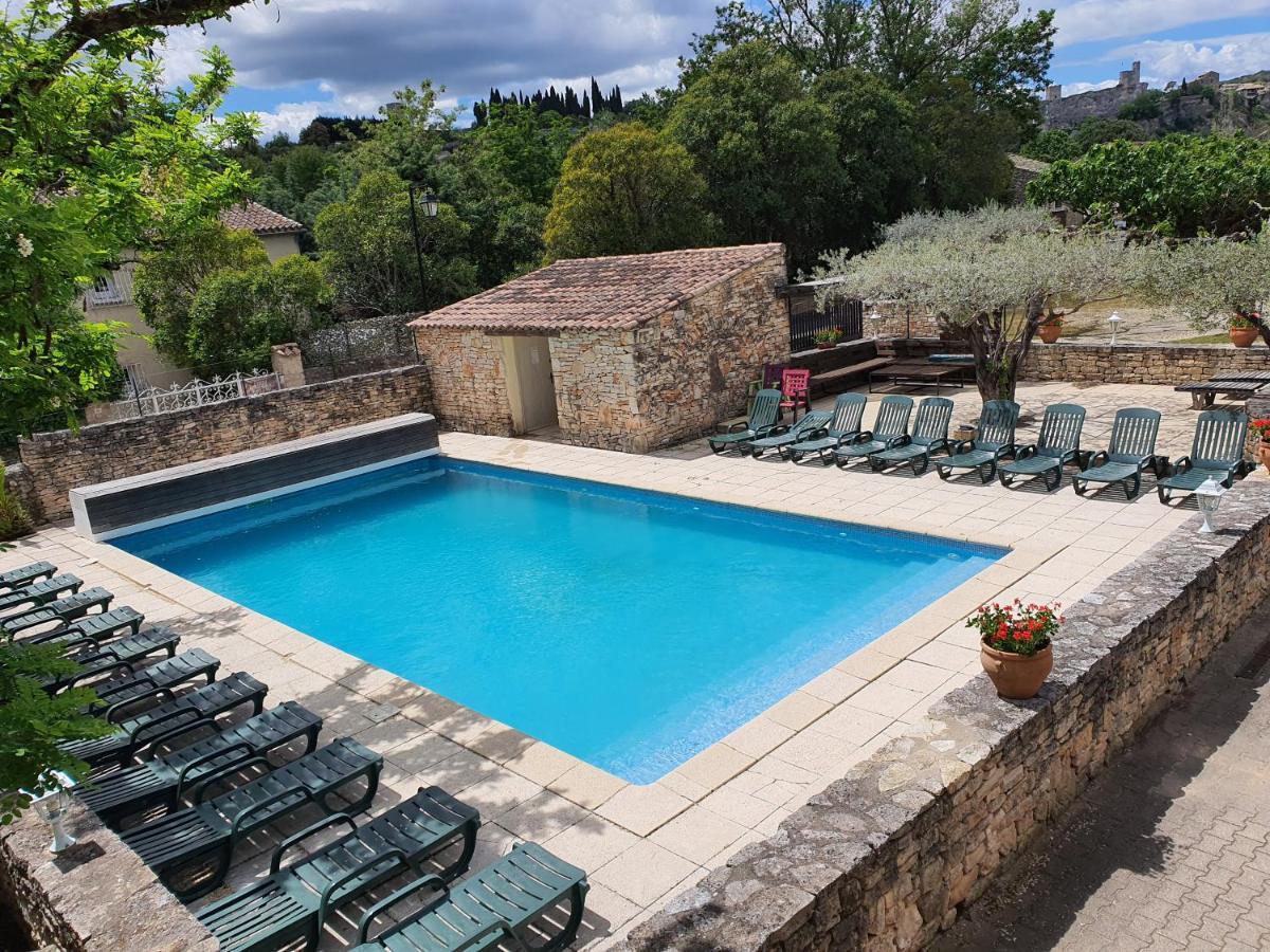 Logis Hotel Restaurant L'Escarbille Saint-Martin-dʼArdèche Zewnętrze zdjęcie
