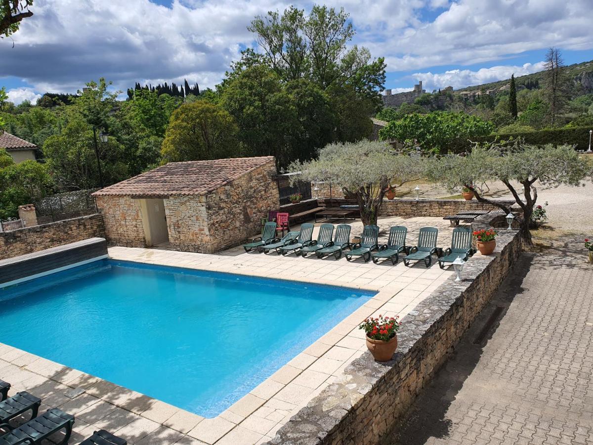 Logis Hotel Restaurant L'Escarbille Saint-Martin-dʼArdèche Zewnętrze zdjęcie