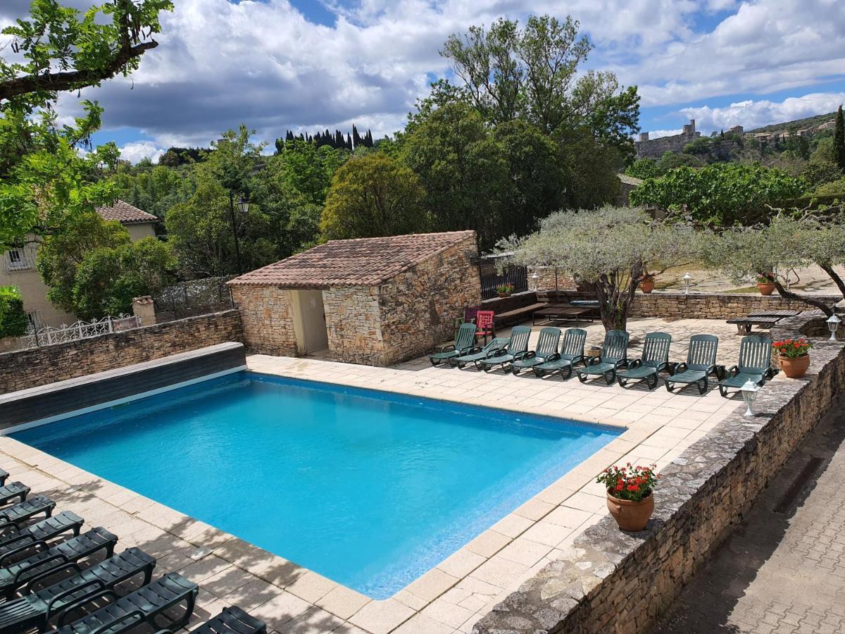 Logis Hotel Restaurant L'Escarbille Saint-Martin-dʼArdèche Zewnętrze zdjęcie