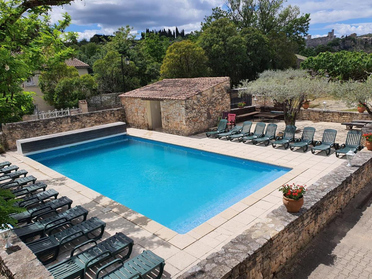 Logis Hotel Restaurant L'Escarbille Saint-Martin-dʼArdèche Zewnętrze zdjęcie