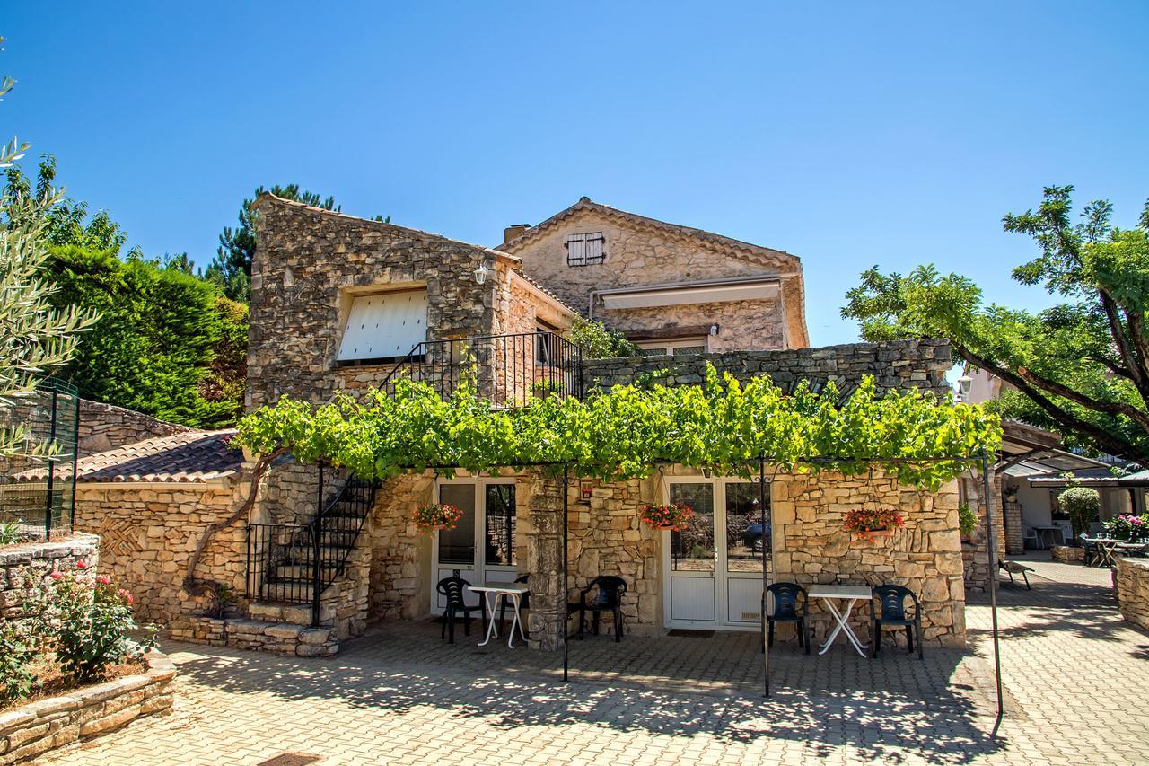 Logis Hotel Restaurant L'Escarbille Saint-Martin-dʼArdèche Zewnętrze zdjęcie